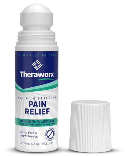 Theraworx Pain Relief Roll-On with Lidocaine