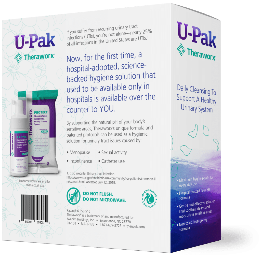 Theraworx UPak Urinary Wipes & Foam Theraworx